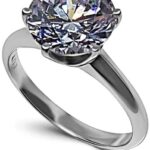 cz solitaire ring