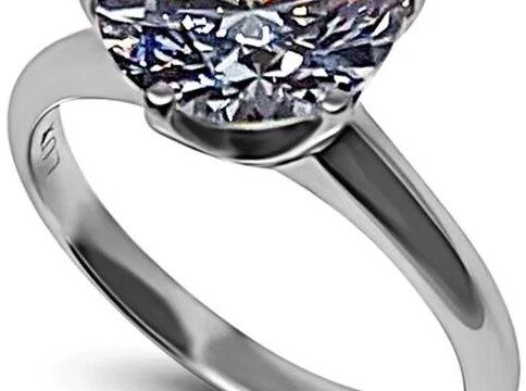 cz solitaire ring